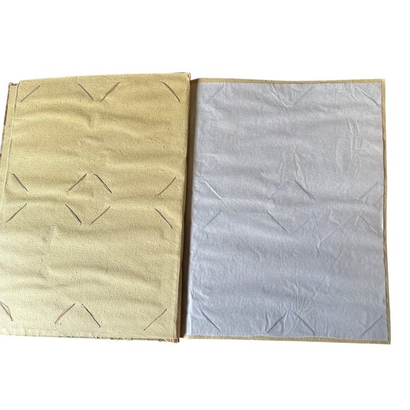 Hawaiian Handmade Photo Album With Palm Tree & Shell Design Dried Leaf Cover VTG - Picture 12 of 16